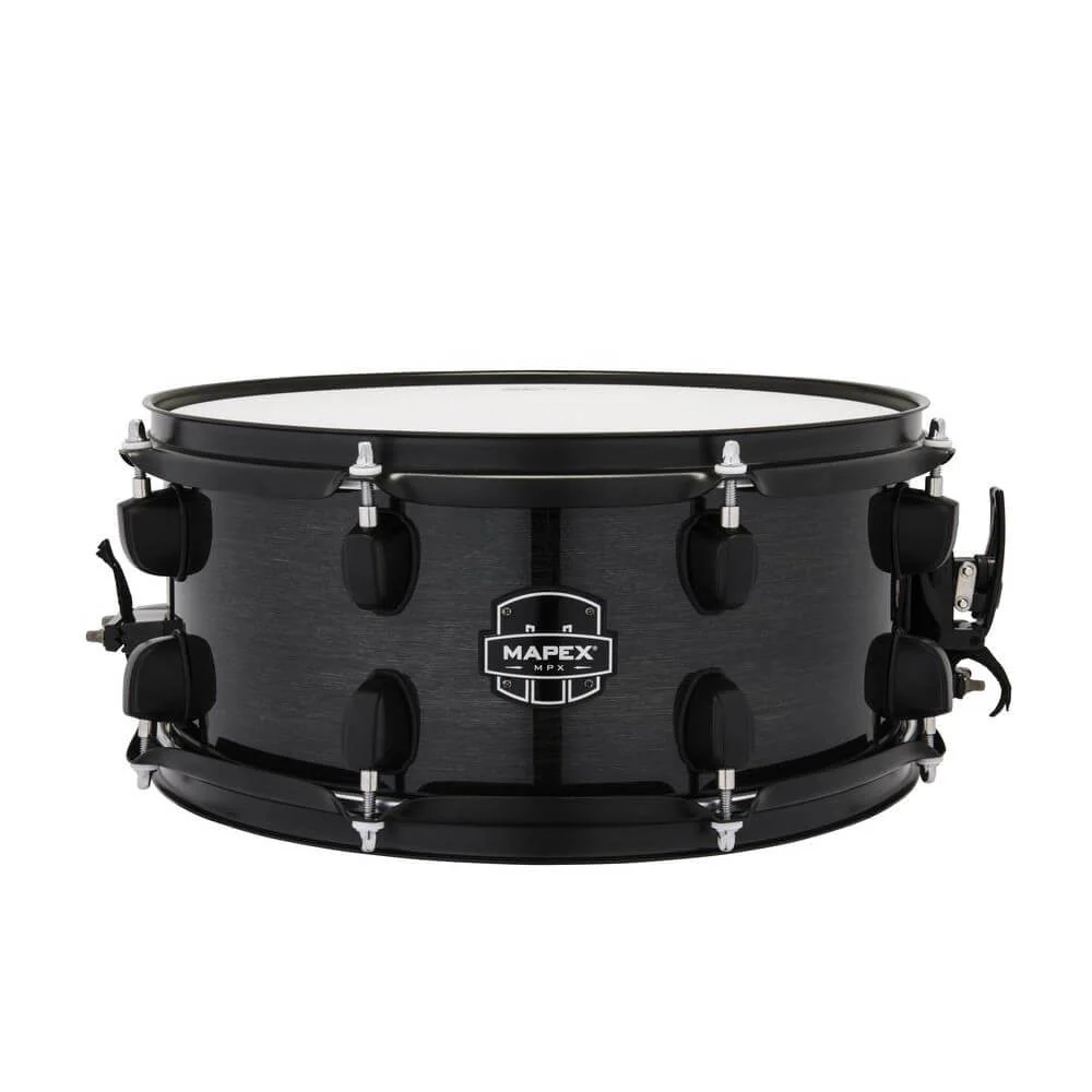 Mapex MPX Maple/Poplar 13 x 6 Hybrid Snare Drum - Transparent Midnight Black - Image 3