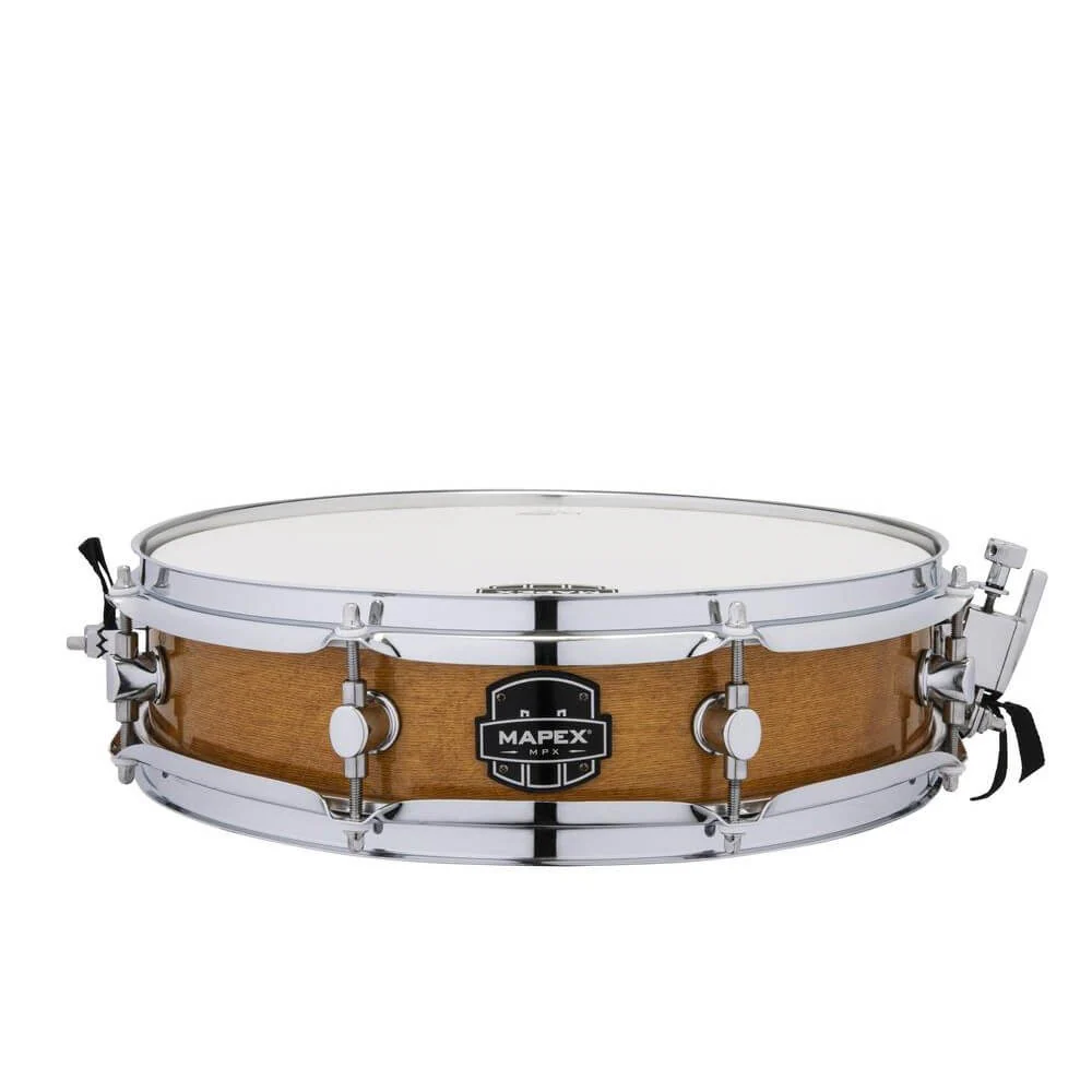 Mapex MPX Maple/Poplar Hybrid 14 x 3.5 Piccolo Side Snare Drum - Gloss Natural - Image 3