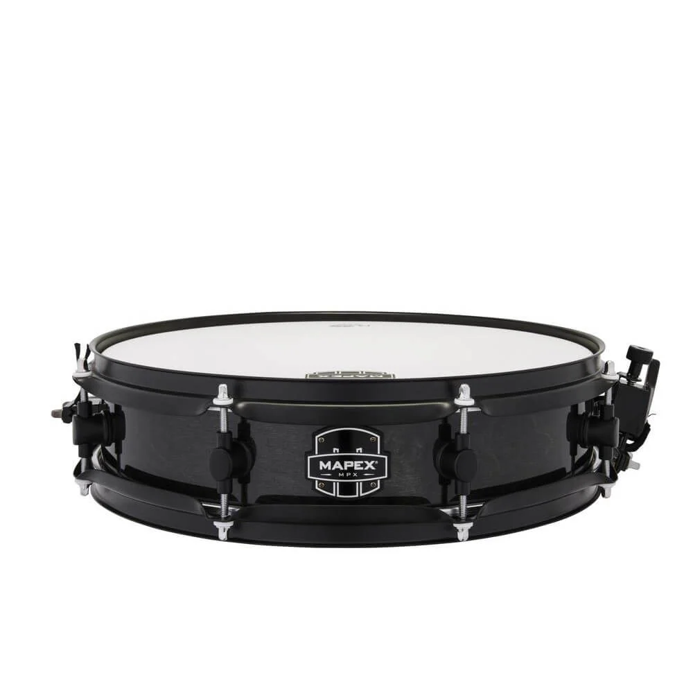 Mapex MPX Maple/Poplar Hybrid 14 x 3.5 Piccolo Side Snare Drum - Transparent Midnight Black - Image 4