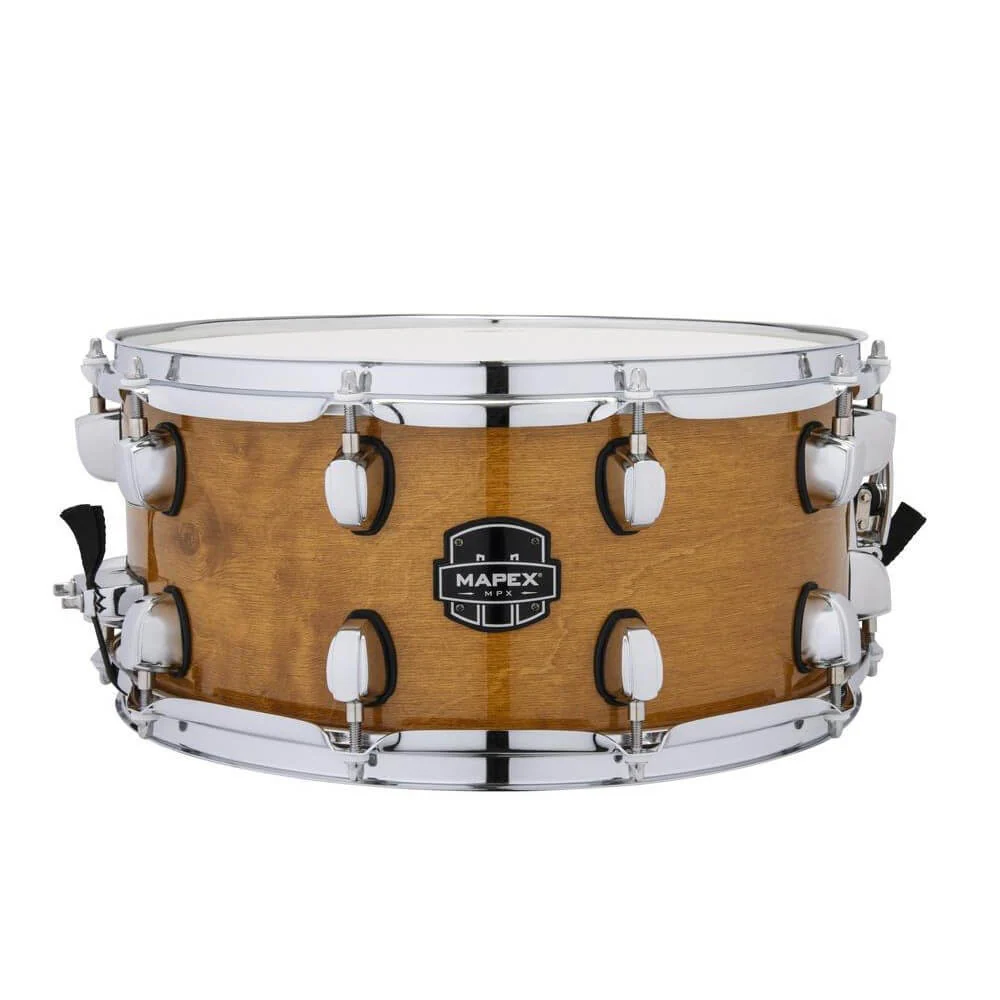 Mapex MPX Maple/Poplar Hybrid 14 x 6.5 Snare Drum - Gloss Natural - Image 3