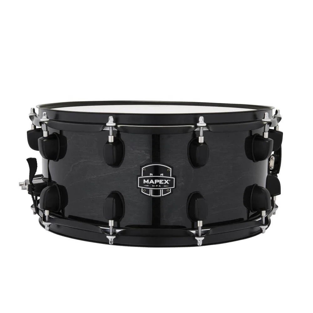 Mapex MPX Maple/Poplar Hybrid 14 x 6.5 Snare Drum - Transparent Midnight Black - Image 4