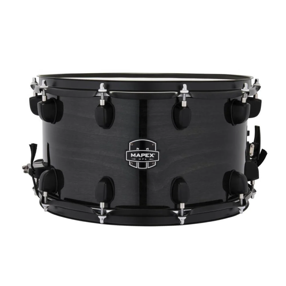 Mapex MPX Maple/Poplar Hybrid 14x8 Deep Snare Drum - Transparent Midnight Black
