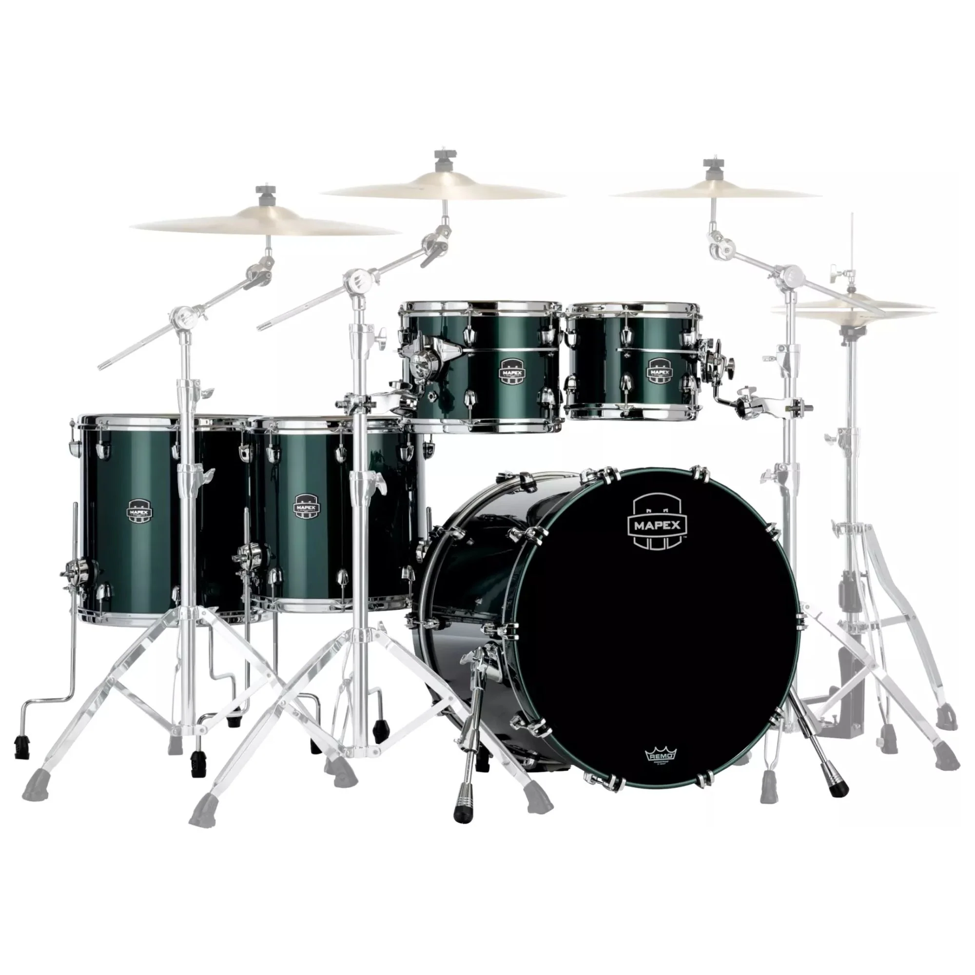 Mapex Saturn Evolution Shell Pack 22/10/12/16 Brunswick Green