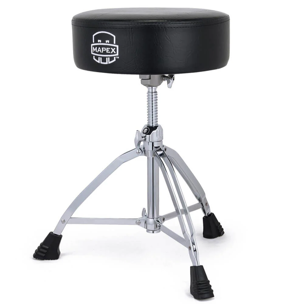 Mapex T850 14 x 4 Round Top Double Braced Drum Throne - Image 2