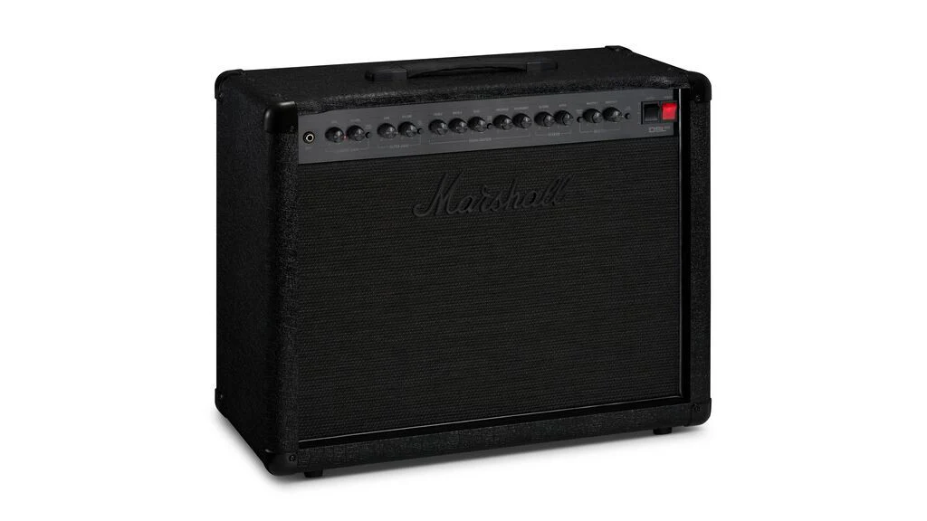 Marshall DSL40C 40W 2 Channel 1 x 12 inch Valve Guitar Amplifier Combo in Limited Edition Stealth Finish - Image 2