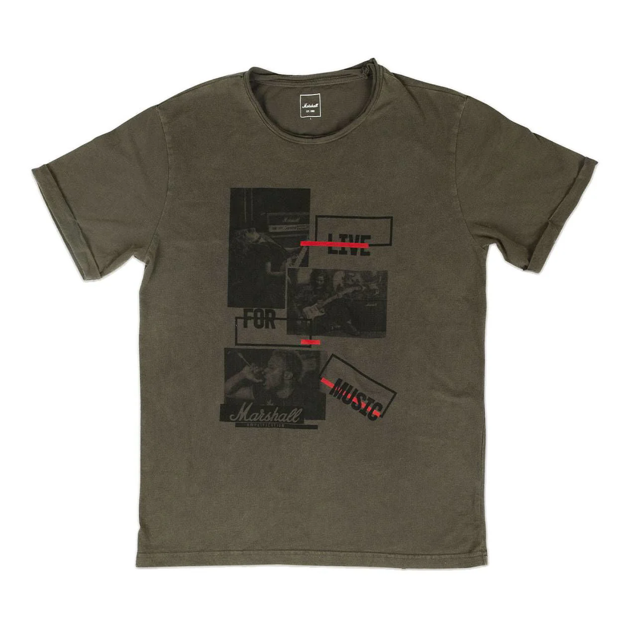 Marshall Live For Music T Shirt - Extra Large