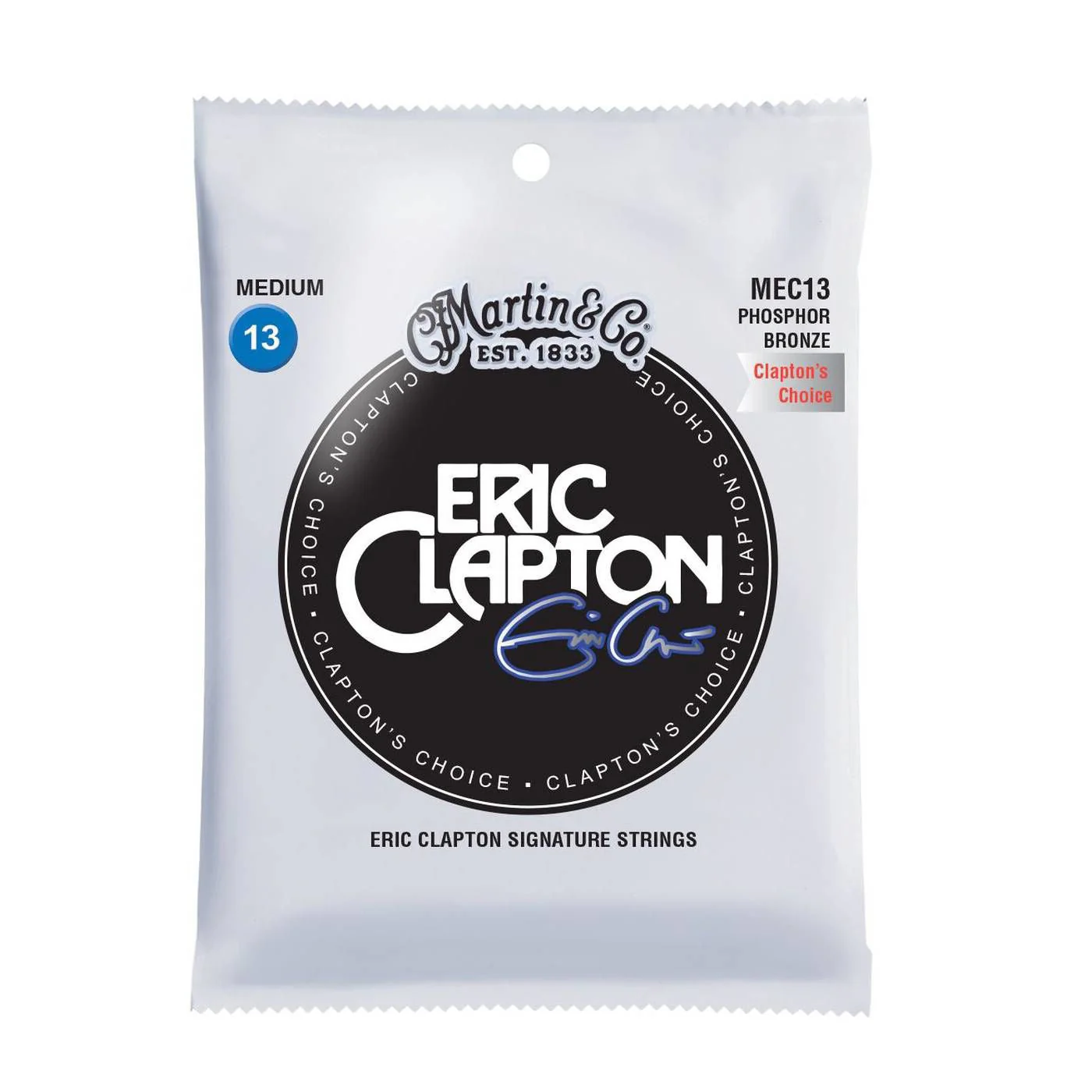 Martin MEC13 Eric Clapton Signature 13-56 Phosphor Bronze Medium Acoustic Guitar String - Image 3