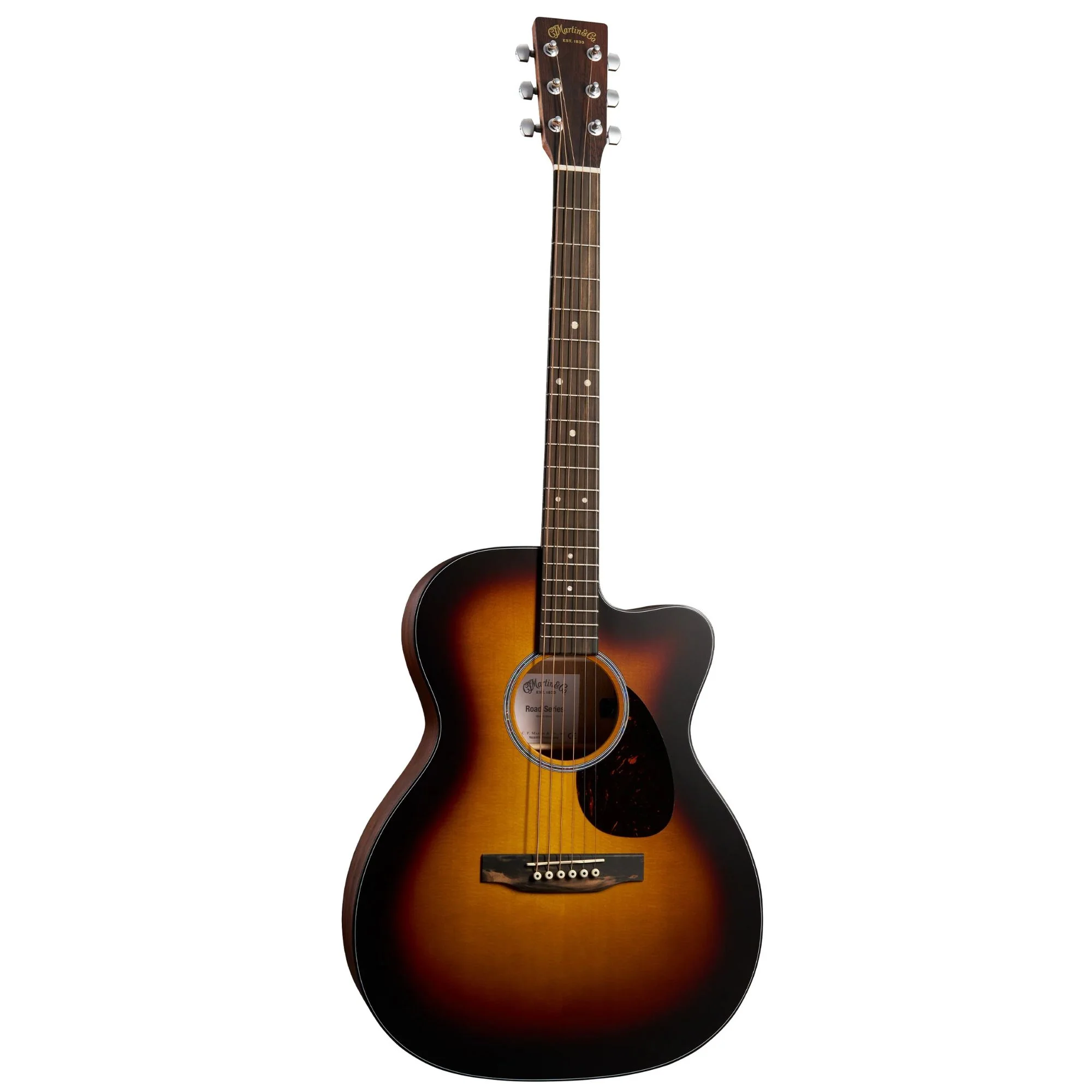Martin OMC-10E Modern Burst: Road Series Orchestra Model Cutaway