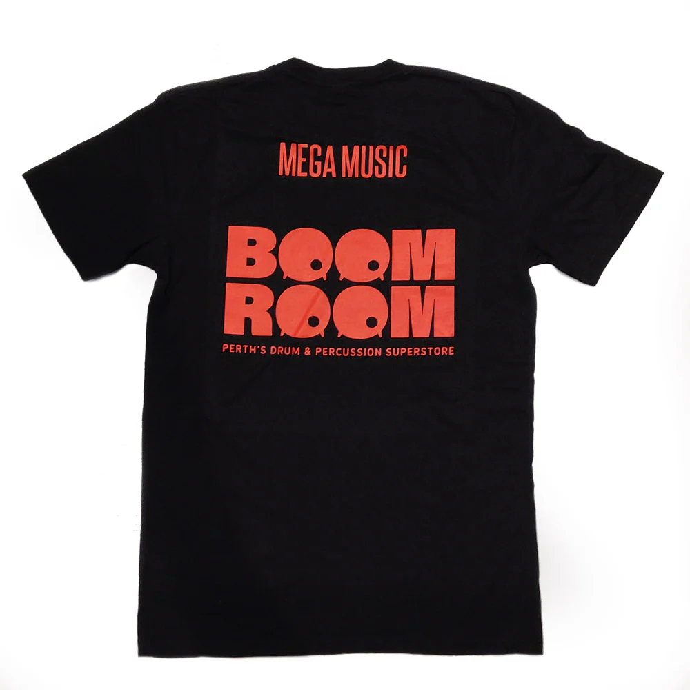 Mega Music 'Boom Room' T-Shirt in Black - Small - Image 3