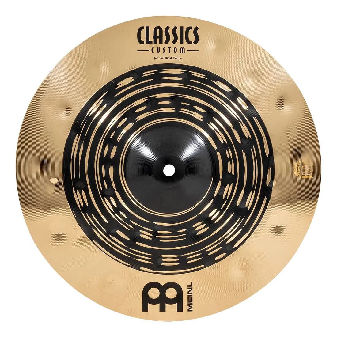 Meinl 14in Classics Custom Dual Hi-hat Cymbal - Image 4