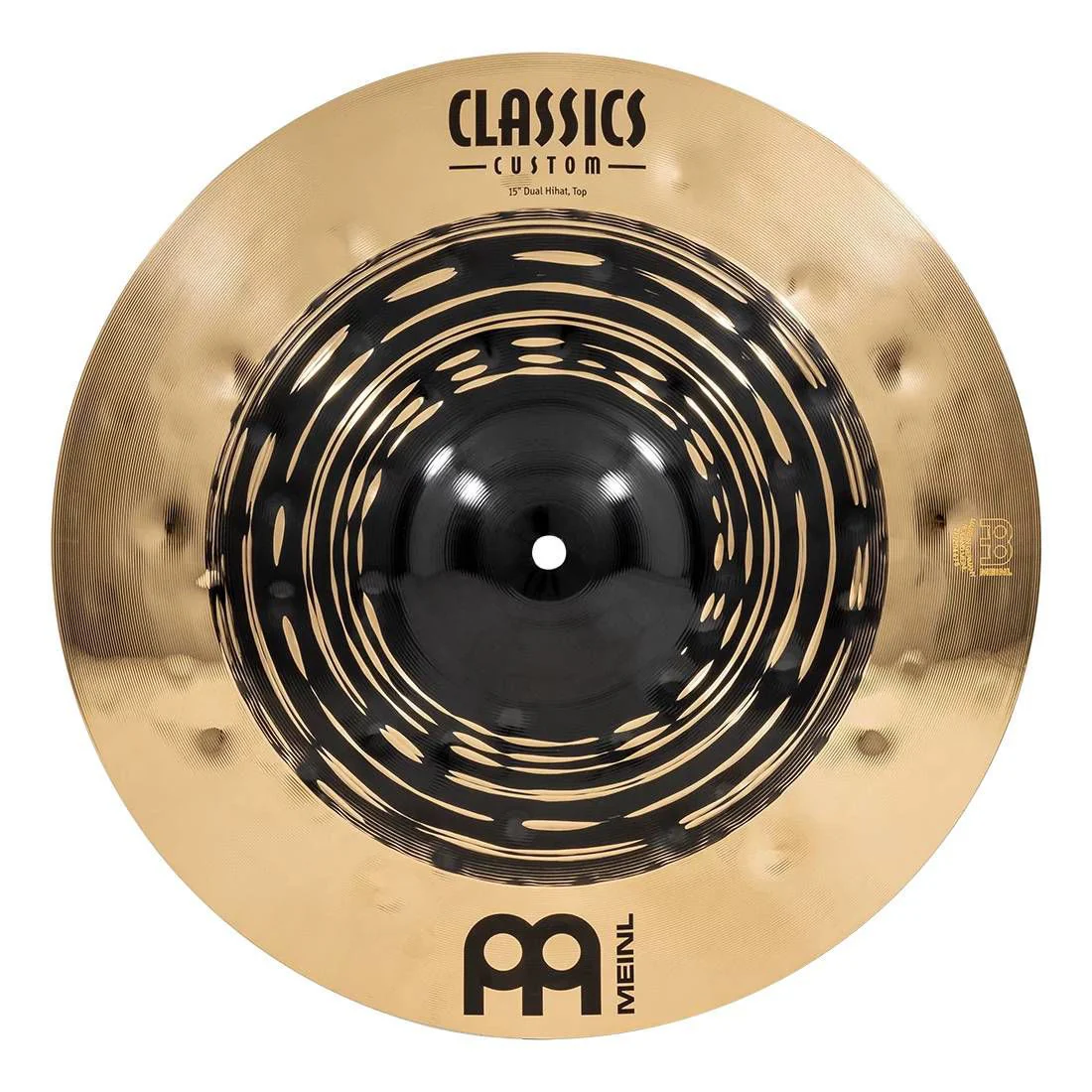 Meinl 15in Classics Custom Dual Hi-hat Cymbal - Image 4