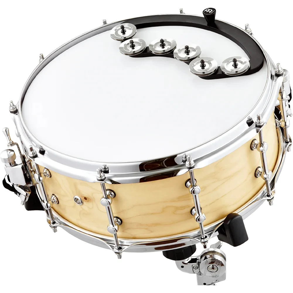 Meinl Backbeat Tambourine for 13 to 14 Drums - Stainless Steel Jingles - Image 2