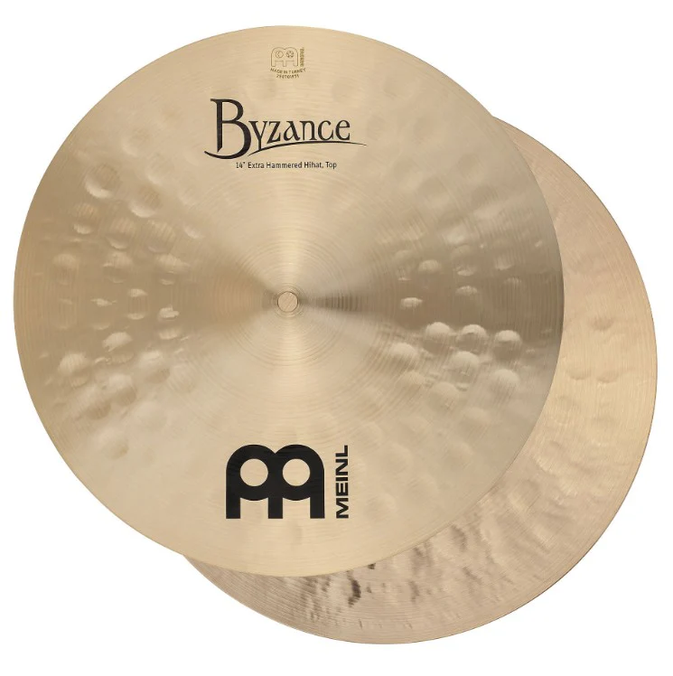 Meinl BT-B14EHH Byzance Traditional Extra Hammered 14" Hi Hat Cymbals