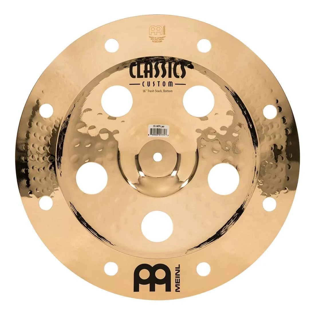 Meinl CC-16STK Classics Custom Brilliant 16 Trash Stack - Image 3