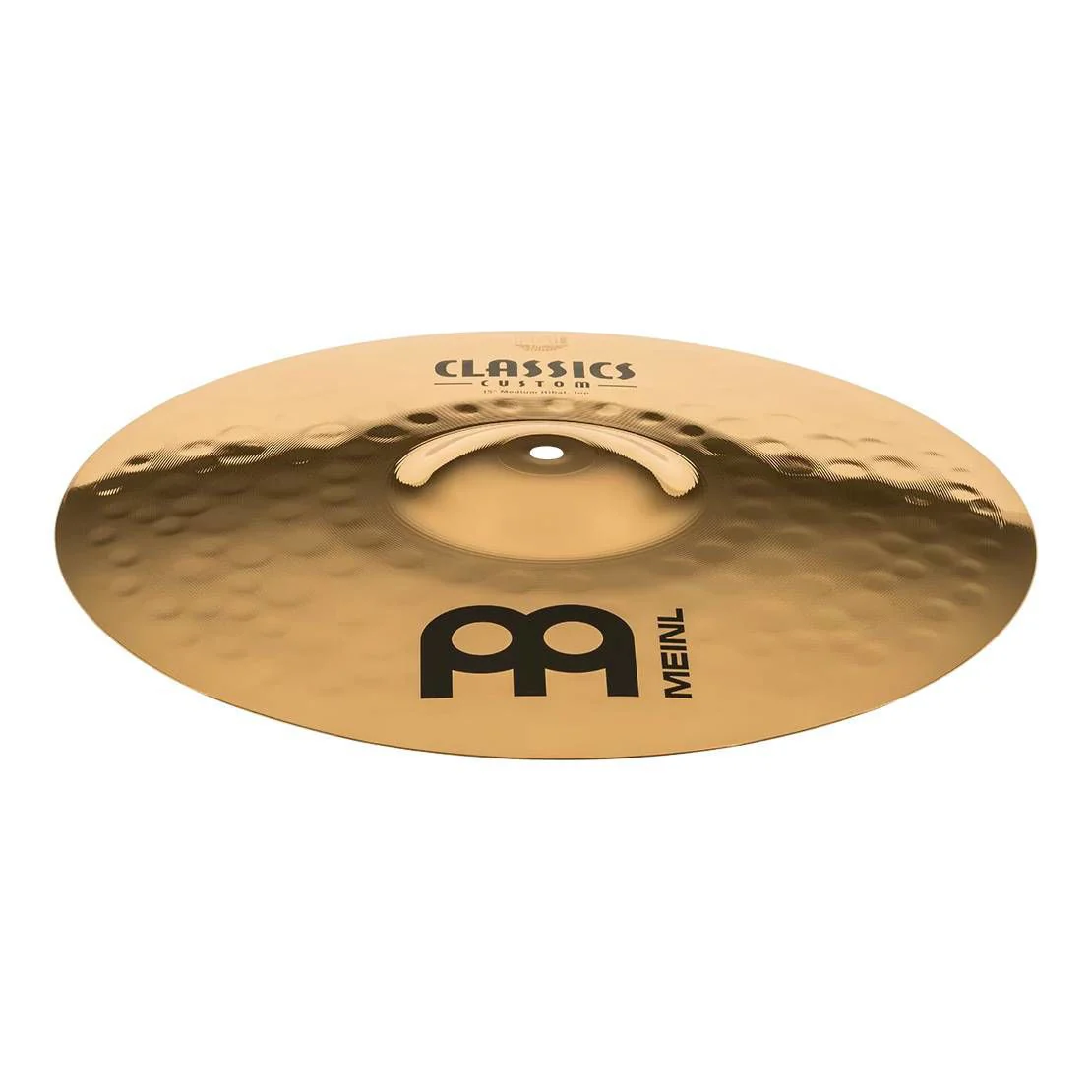 Meinl Classics Custom Brilliant 15 Inch Medium Hi Hats Cymbals - Image 2