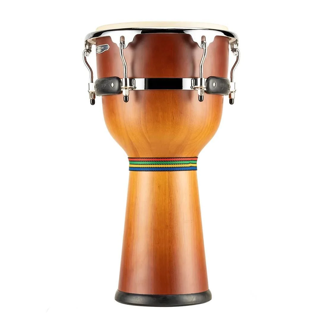 Meinl DJW3GAB-M 12in Floatune Series Wood Djembe in Gold Amber Sunburst - Image 2