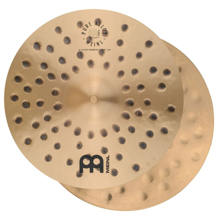 Meinl PA-14EHH Pure Alloy Extra Hammered 14" Hi Hats Cymbals