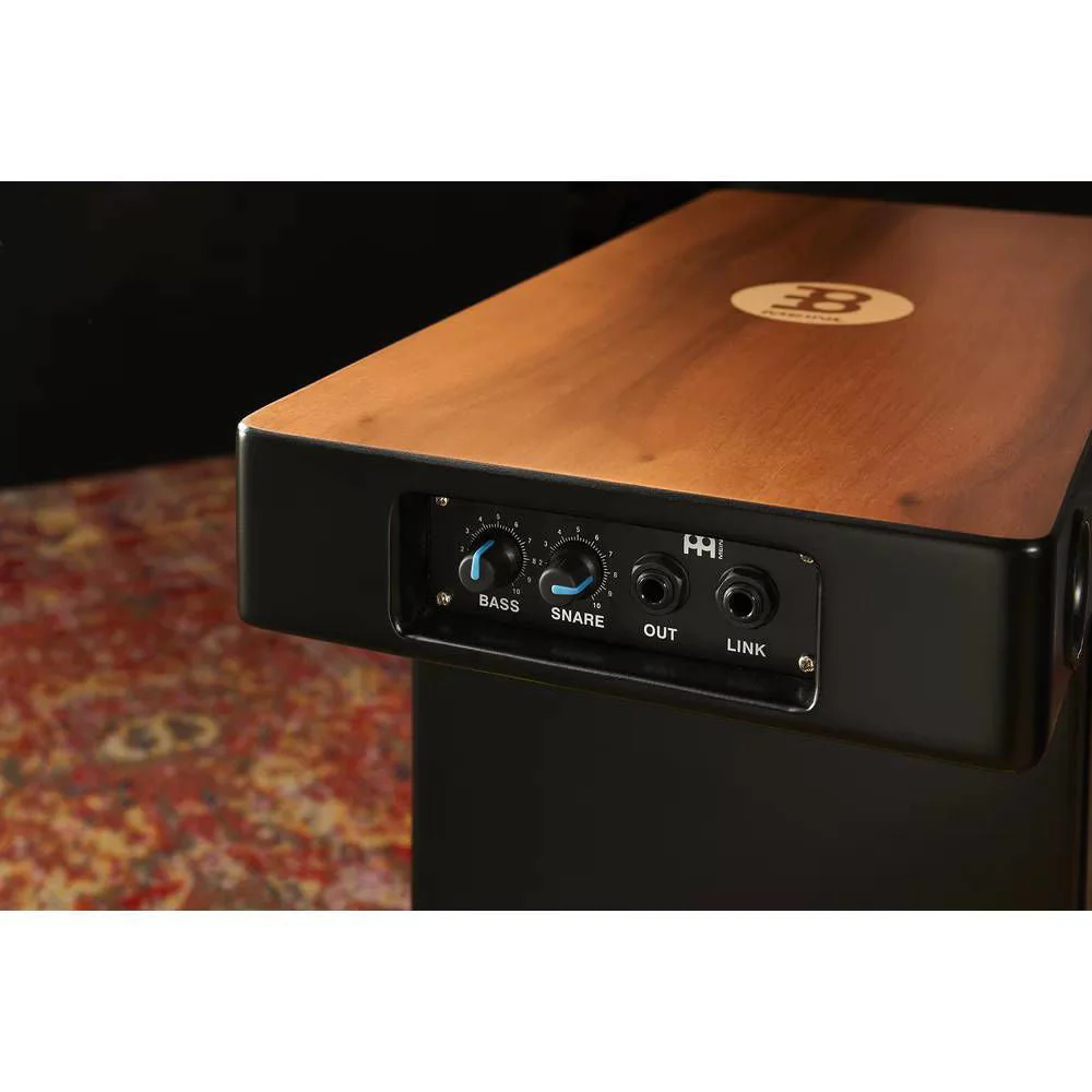 Meinl Percussion Pickup Turbo Slaptop Cajon Walnut - Image 4