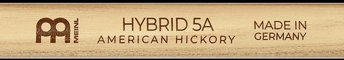 Meinl SB106 Hybrid 5A Wood Tip Drumsticks - Image 3