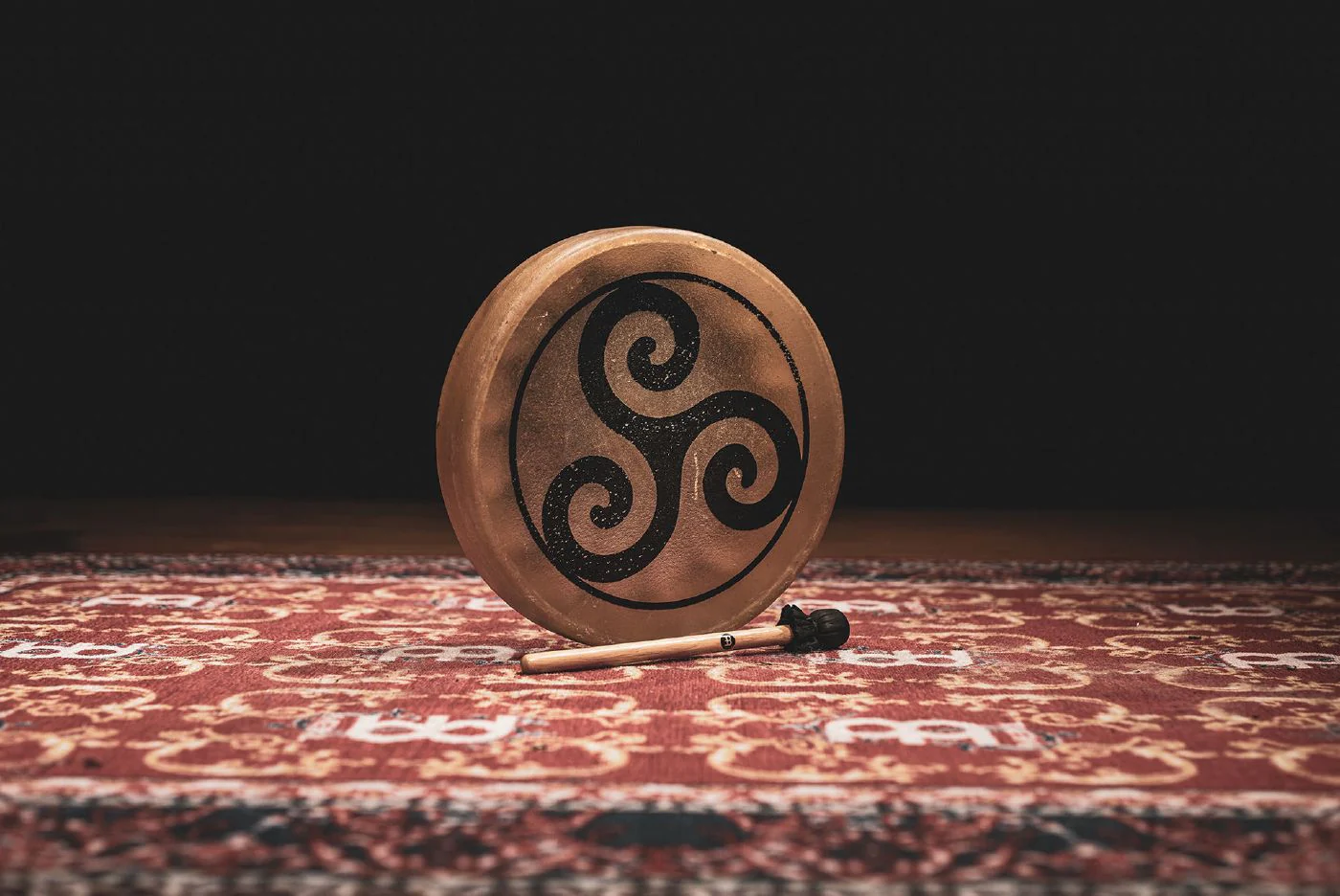 Meinl Sonic Energy Native American-Style Hoop Drum - 15in - Triskele - Image 2