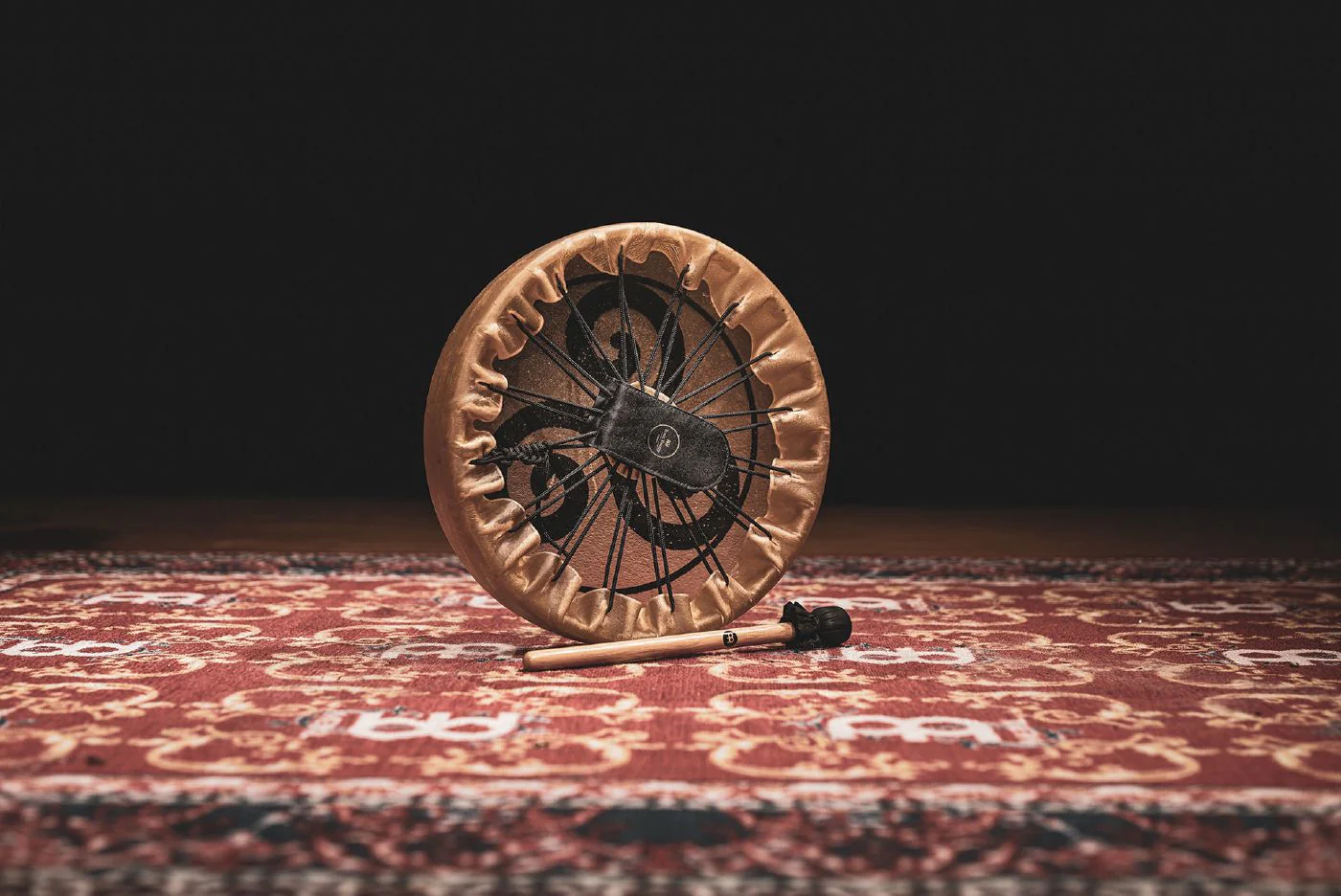 Meinl Sonic Energy Native American-Style Hoop Drum - 15in - Triskele - Image 3