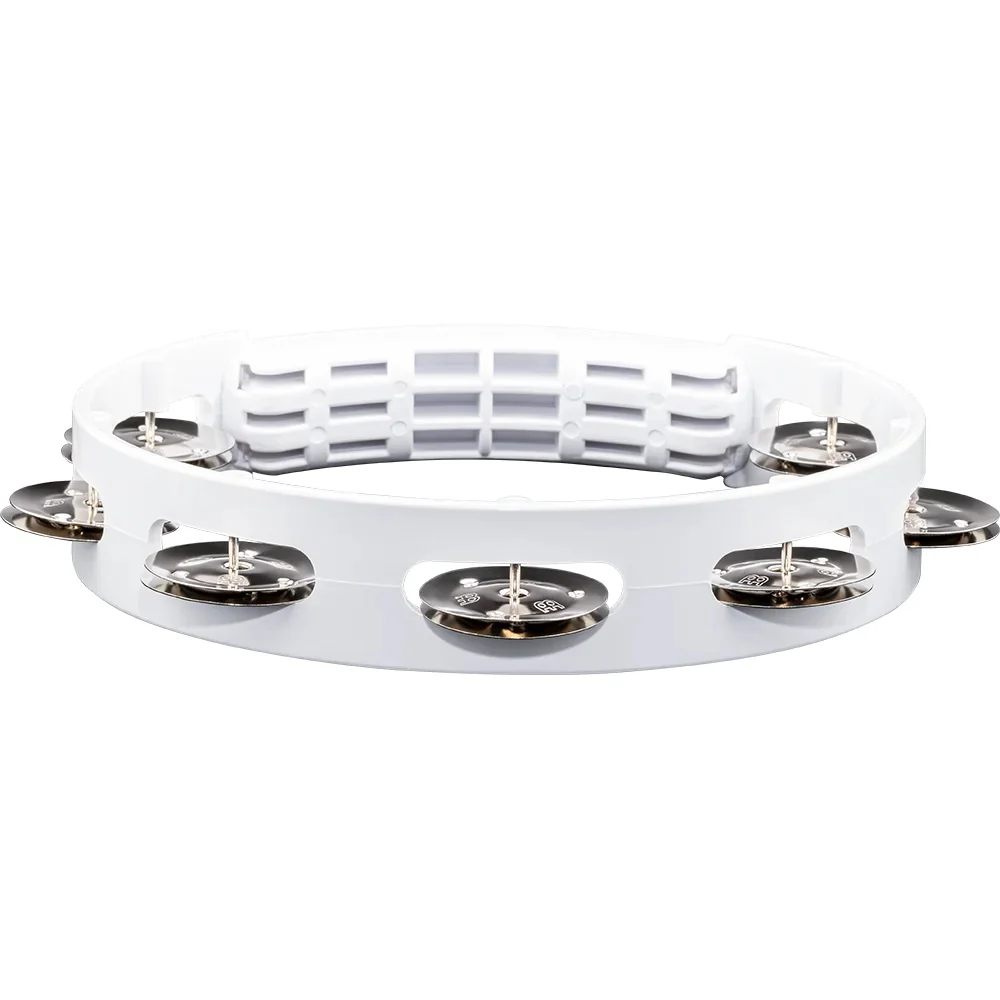 Meinl Tambourine: Headliner Tour, ABS, 1 Row, 8, White - Image 2