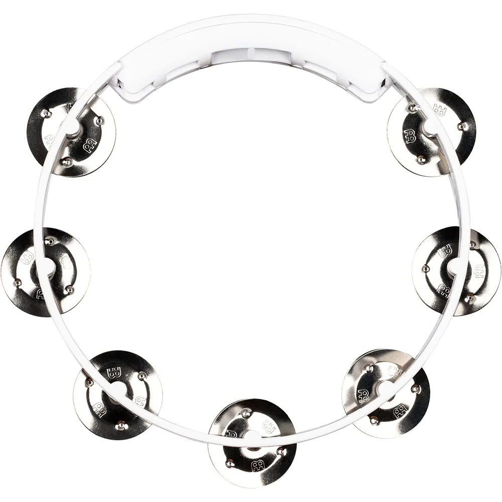 Meinl Tambourine: Headliner Tour, ABS, 1 Row, 8, White - Image 3