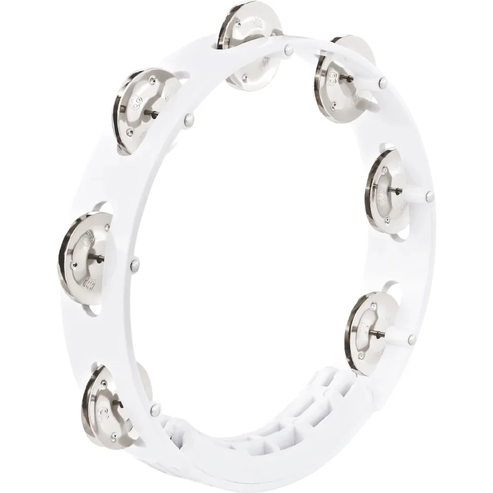 Meinl Tambourine: Headliner Tour, ABS, 1 Row, 8, White - Image 4