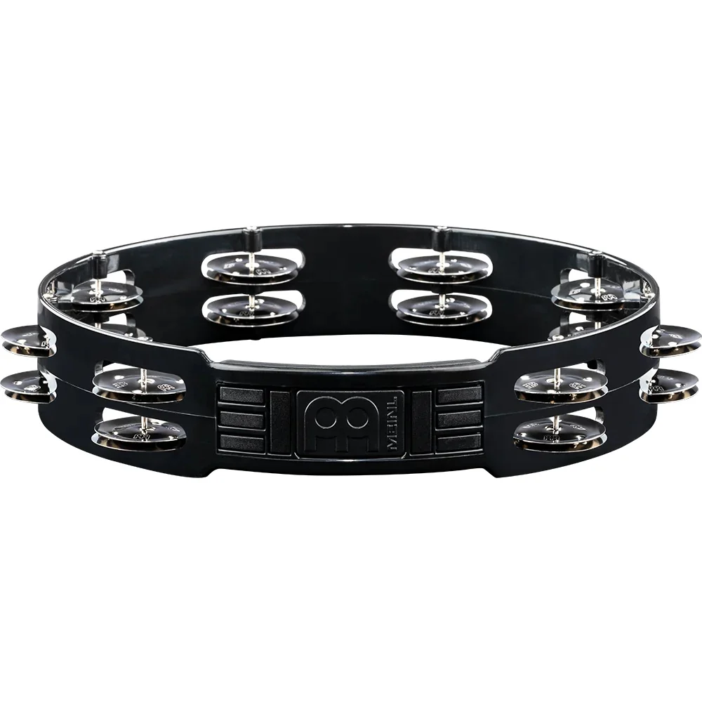 Meinl Tambourine: Headliner Tour, ABS, 2 Row, 10, Black