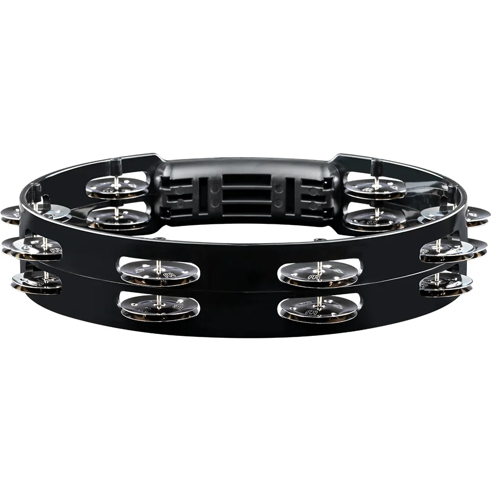 Meinl Tambourine: Headliner Tour, ABS, 2 Row, 10, Black - Image 2