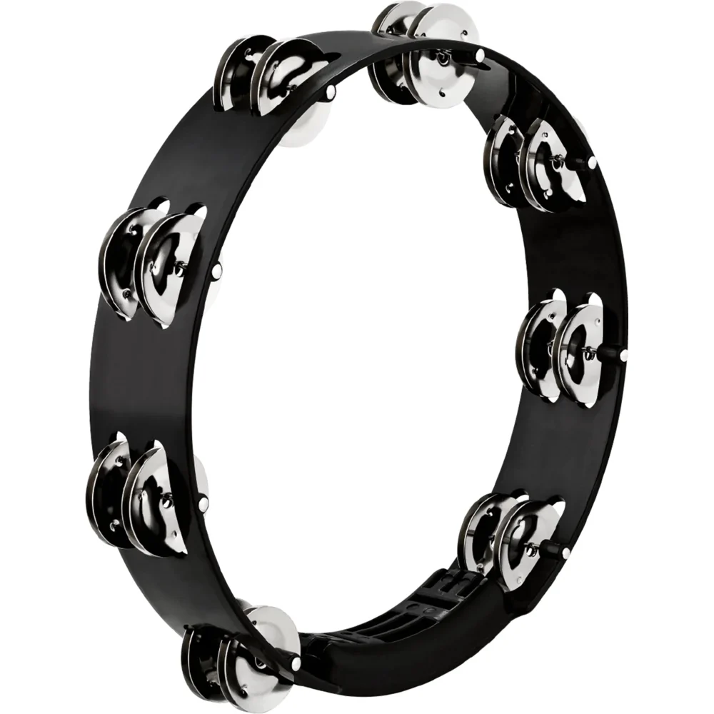 Meinl Tambourine: Headliner Tour, ABS, 2 Row, 10, Black - Image 3