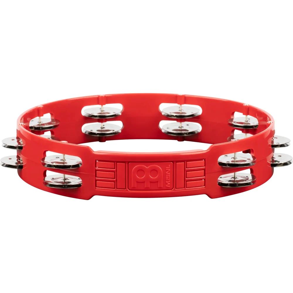 Meinl Tambourine: Headliner Tour, ABS, 2 Row, 10, Red