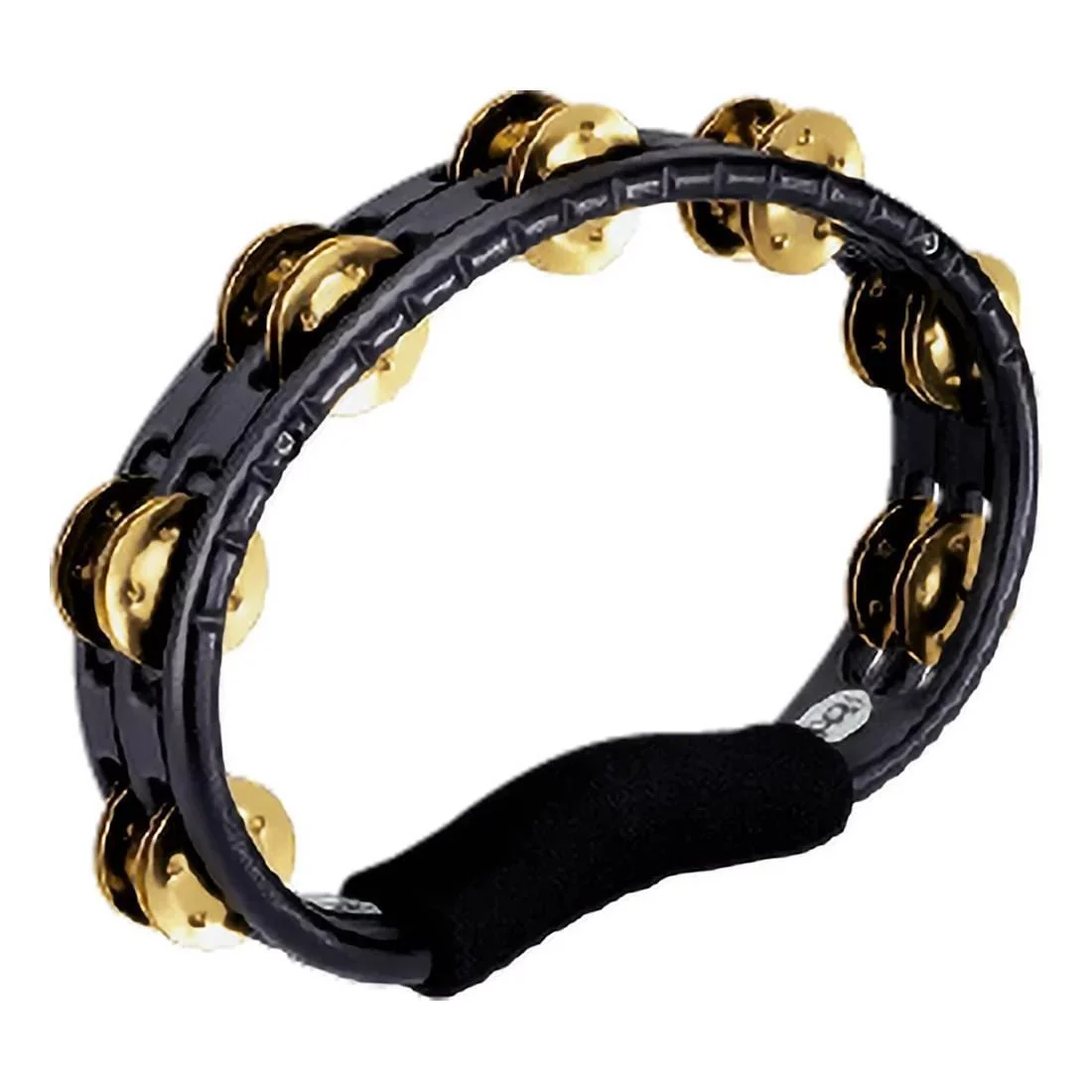 Meinl TMT1B-BK Brass Jingle Hand Held Tambourine in Black