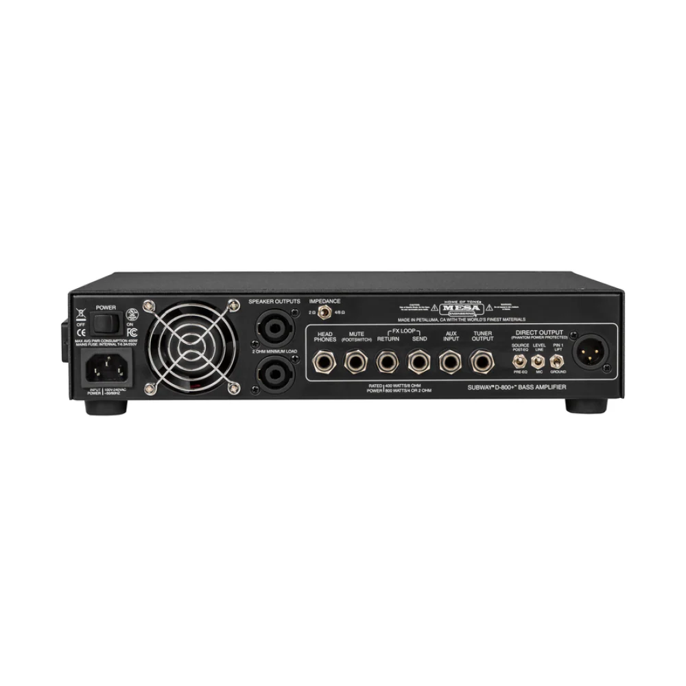 Mesa Boogie Subway D-800+ 800W Bass Amplifier Head - Image 2