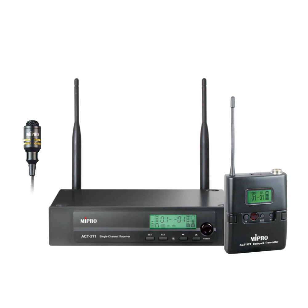 MIPRO Beltpack package Includes ACT311 receiver and ACT32T beltpack transmitter and MU53L Mic - Image 5