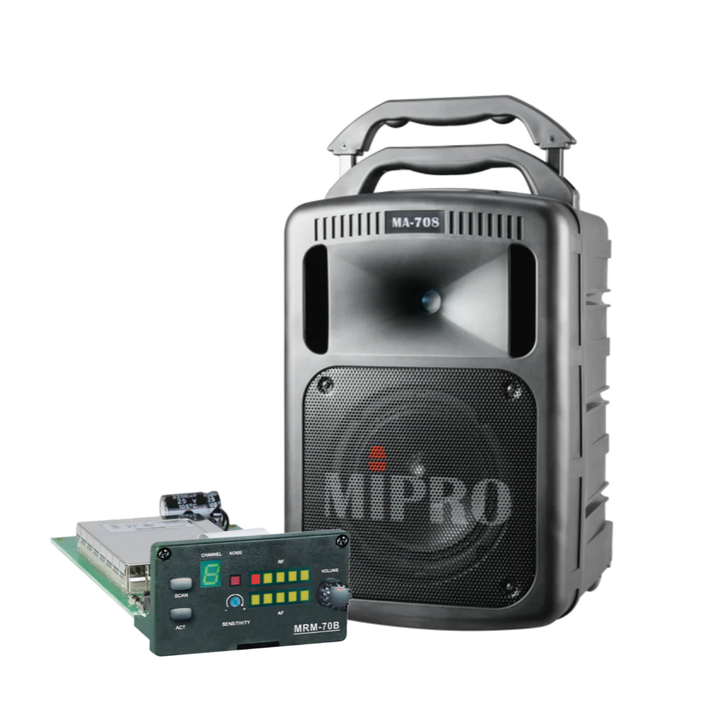 Mipro MA-708 Portable PA System with MRM70B-5 Wireless Mic Receiver - Image 5
