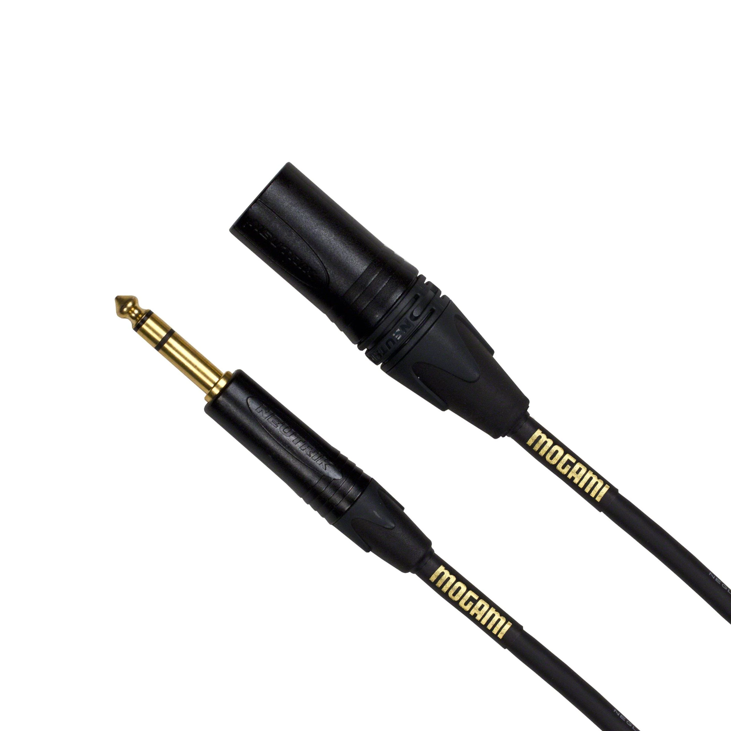 Mogami Gold 1/4 TRS Jack to Male XLR Cable - 25 Foot - Image 2