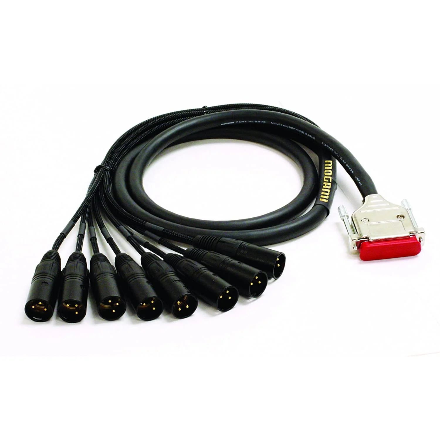Mogami Gold DB25 to 8x Male XLR Cable - 10 Foot - Image 2