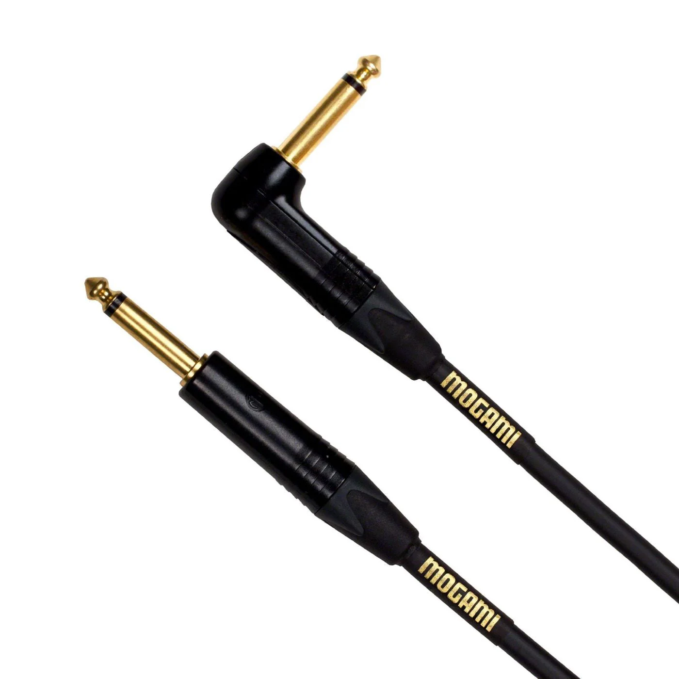 Mogami Gold Right Angle Jack Instrument Cable - 3 Foot