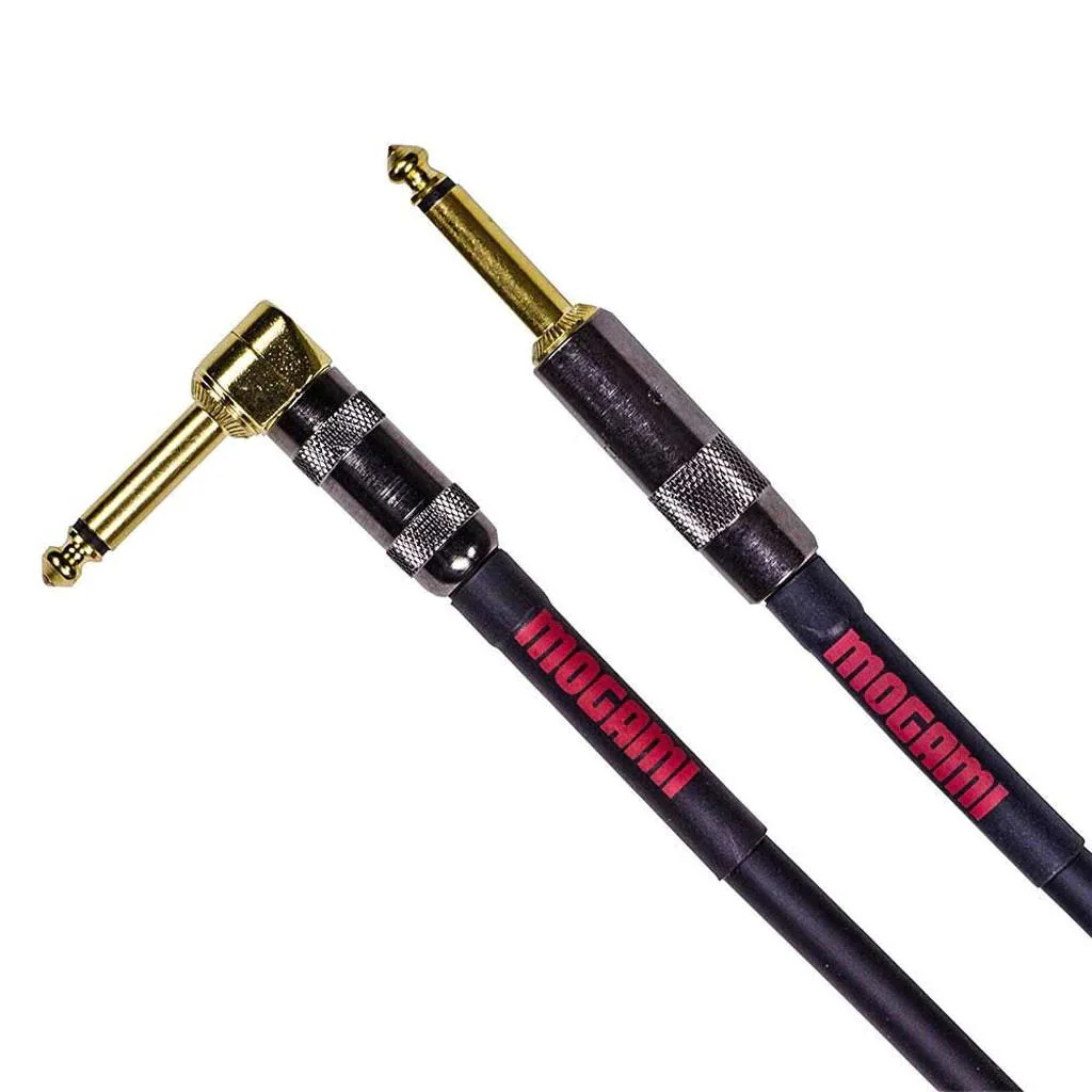 Mogami Overdrive Right Angle Jack Guitar Cable - 3 Foot - Image 2