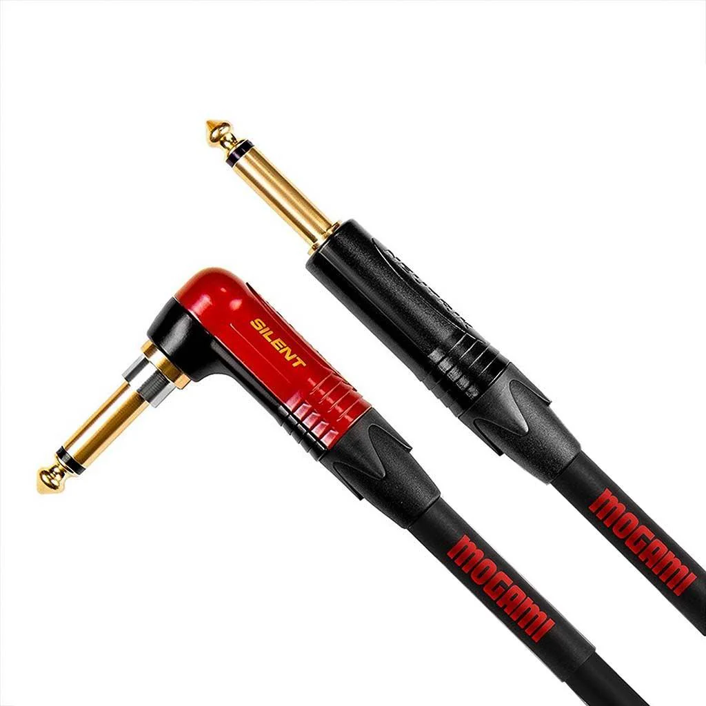 Mogami Overdrive Right Angle Silent Jack Guitar Cable - 20 Foot - Image 2