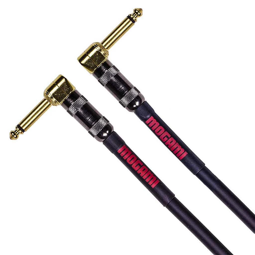Mogami Overdrive Right Angle to Right Angle Jack Guitar Cable - 3 Foot - Image 2