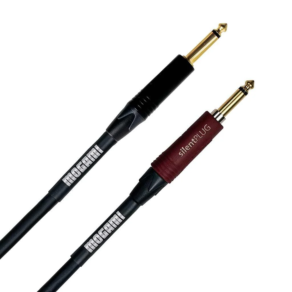 Mogami Platinum Silent Jack Guitar Cable - 12 Foot
