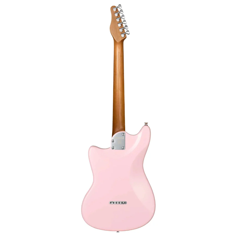 Mooer MLT10 Offset Light Electric Guitar - Candy Pink - Image 4
