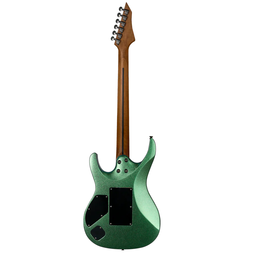 Mooer MMT100 Floyd Rose Electric Guitar - Aurora Green - Image 3