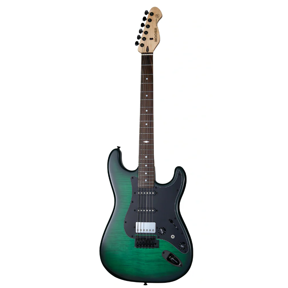 Mooer MSC31 Electric Guitar - Green Burst - Image 4