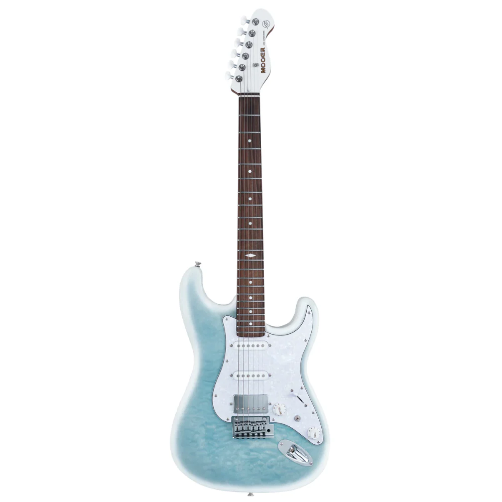 Mooer MSC40 Electric Guitar - Dreamy Blue - Image 4
