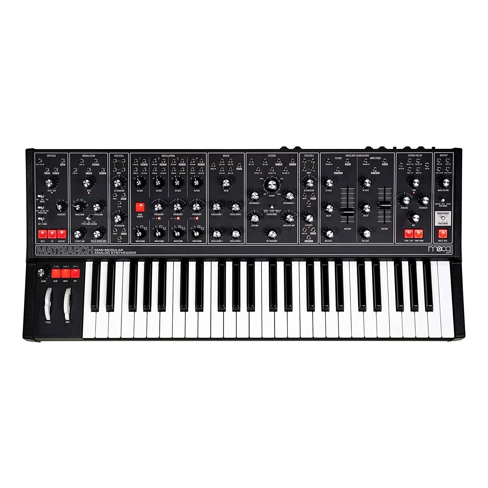 Moog Matriarch Analog Paraphonic Synthesizer (Dark Edition)