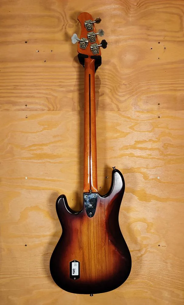 Music Man 1979 Sabre Bass Guitar in Sunburst - Preloved - Image 2