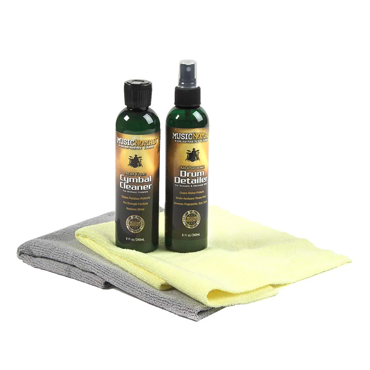 Music Nomad MN112 Premium Drum and Cymbal Care Kit 4-Piece - Image 4